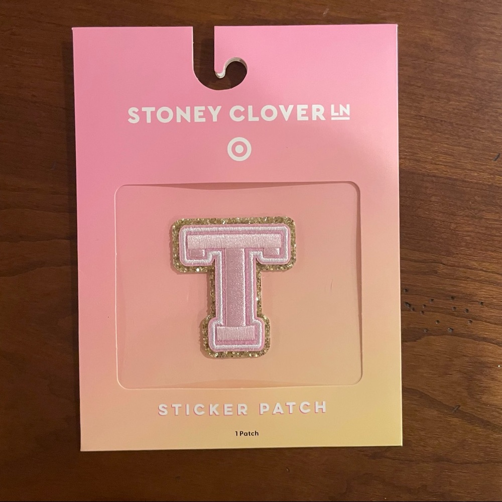 Stoney Clover Lane x Target Pink “T” Patch Sticker